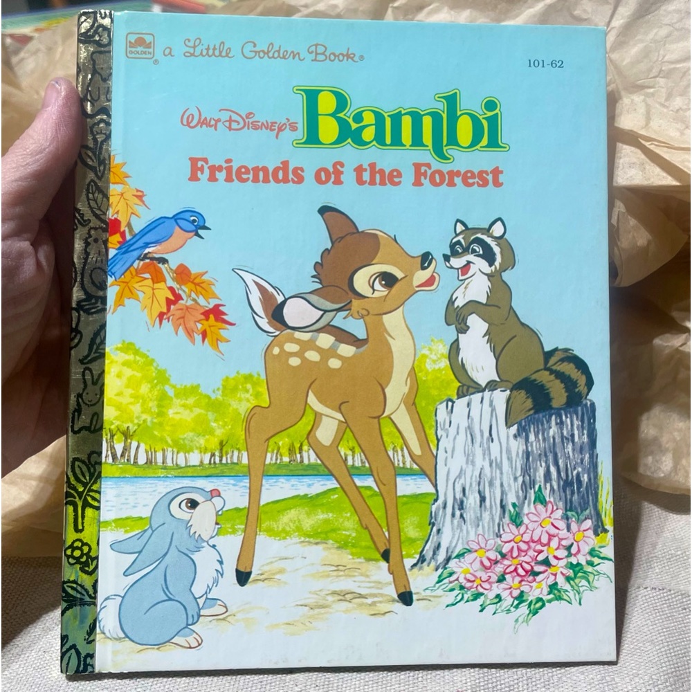 Brand New Vintage A Little Golden Book Bambi Friends of the Forest